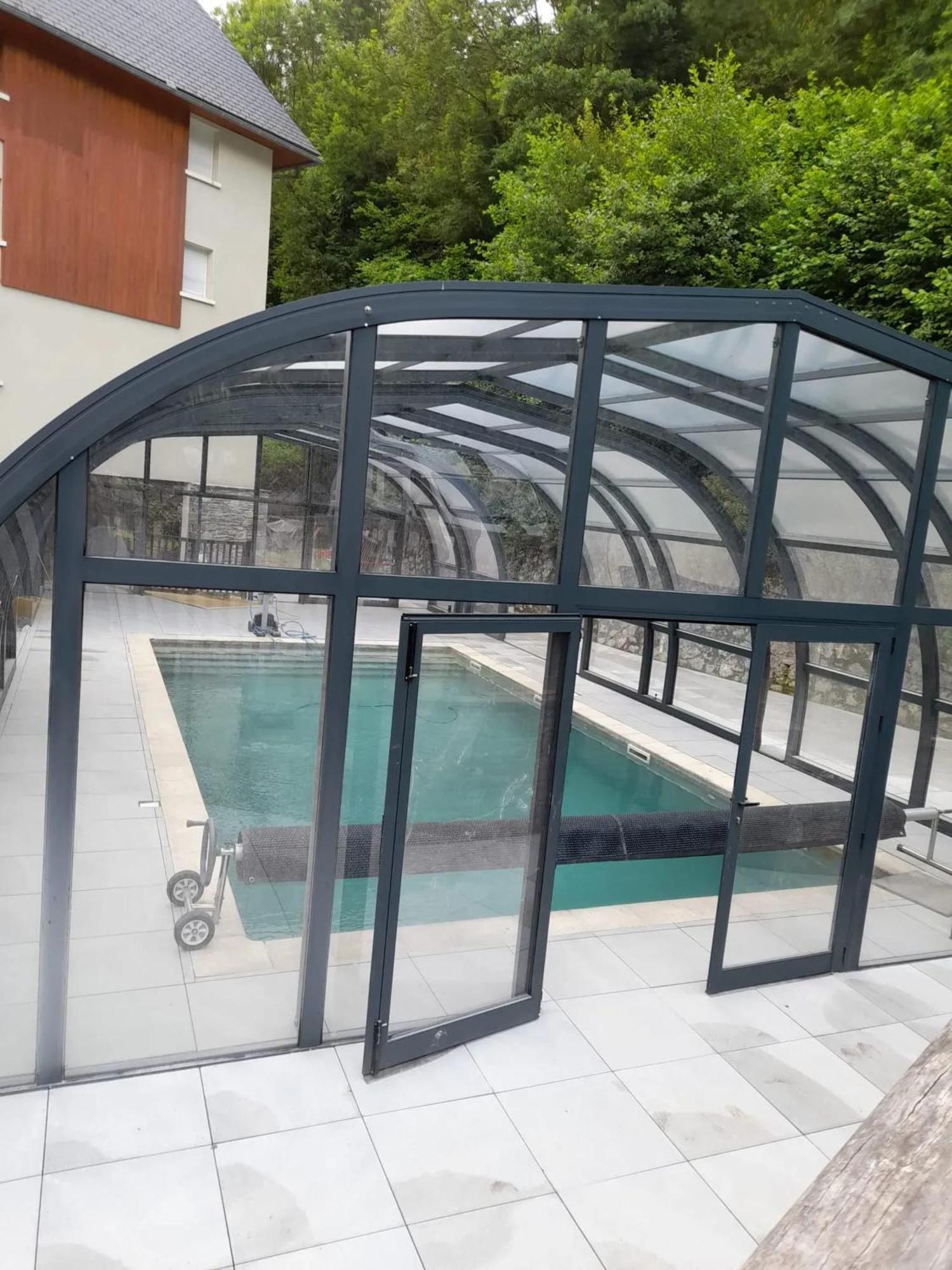 Appartement Avec Vue Sur La Montagne A Saint Lary Soulan 28 M² Piscine Luaran gambar